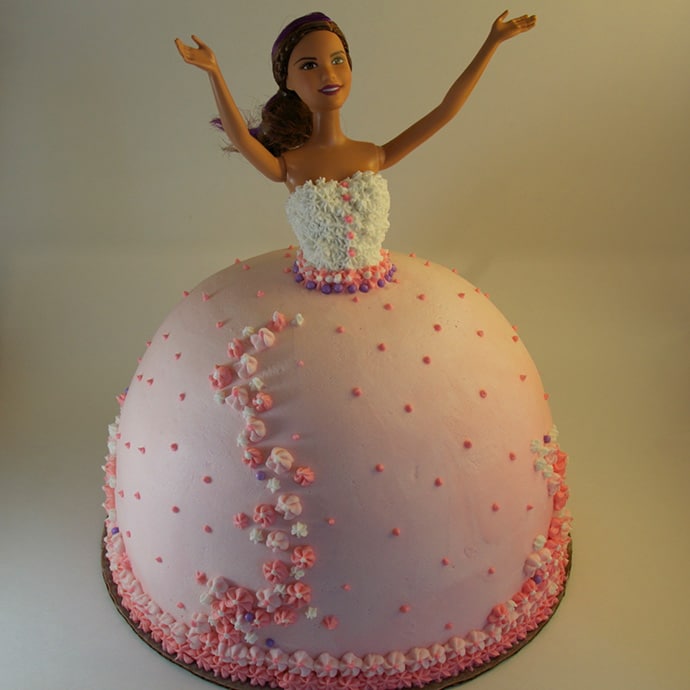 Princess Doll Cake – Soft Cake Buttercream – Sedap Cakes